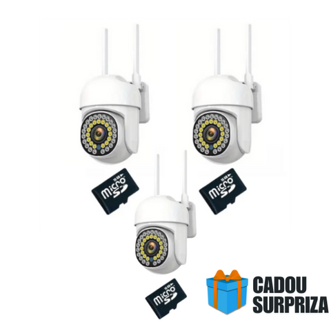 SET 3 X Camera supraveghere JORTAN Yoosee - JT-8161QJ + 3 x card 32 GB + CADOU