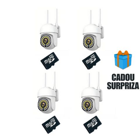 SET 4 X Camera supraveghere JORTAN Yoosee - JT-8161QJ + 4 x card 32 GB + CADOU