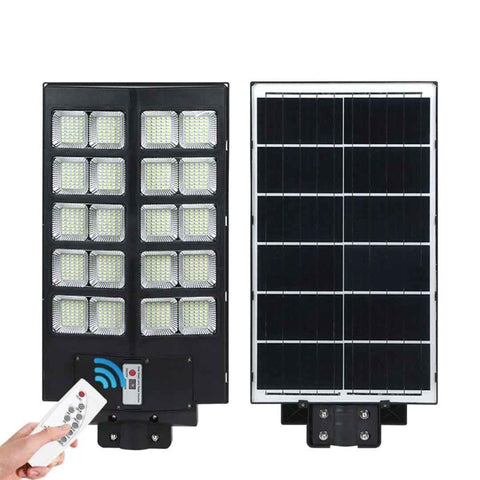 Lampa Solară Dublă Jortan Exterior 800W cu LED-uri de Ultimă Generație, + CADOU SURPRIZA