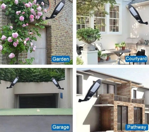 Set 1+1 Lampa Solara LUPE 260 Led , Ip66 , Senzor de Lumina + Senzor de Miscare + Telecomanda