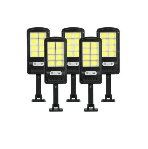 Set 5 Lampi cu Incarcare Solara prin Inductie 160 LED-uri COB, telecomanda + cadou surpriza