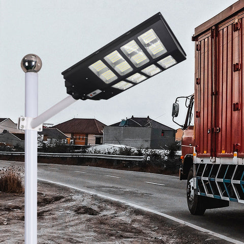 Lampa Solară Dublă Jortan Exterior 800W cu LED-uri de Ultimă Generație, + CADOU SURPRIZA